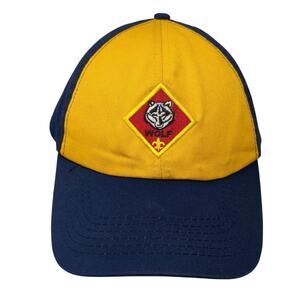 Wolf Twill Strapback Baseball Cap Multi L Adjustable Lightweight Embroidered